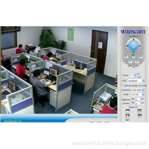 Shenzhen Wanscam AJ-C0WA-C128 ODM Wifi Wireless IR 15M Pan/Tilt Network Indoor Motion Detect Alarm Safe Camera